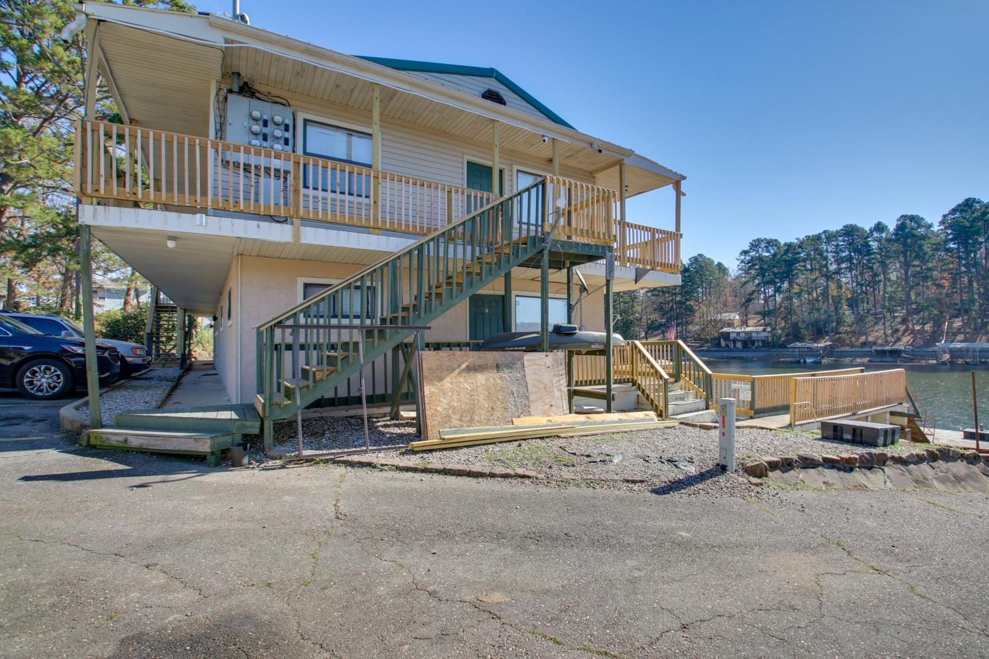 Hot Springs Condo With Lake Access And Boat Dock! מראה חיצוני תמונה