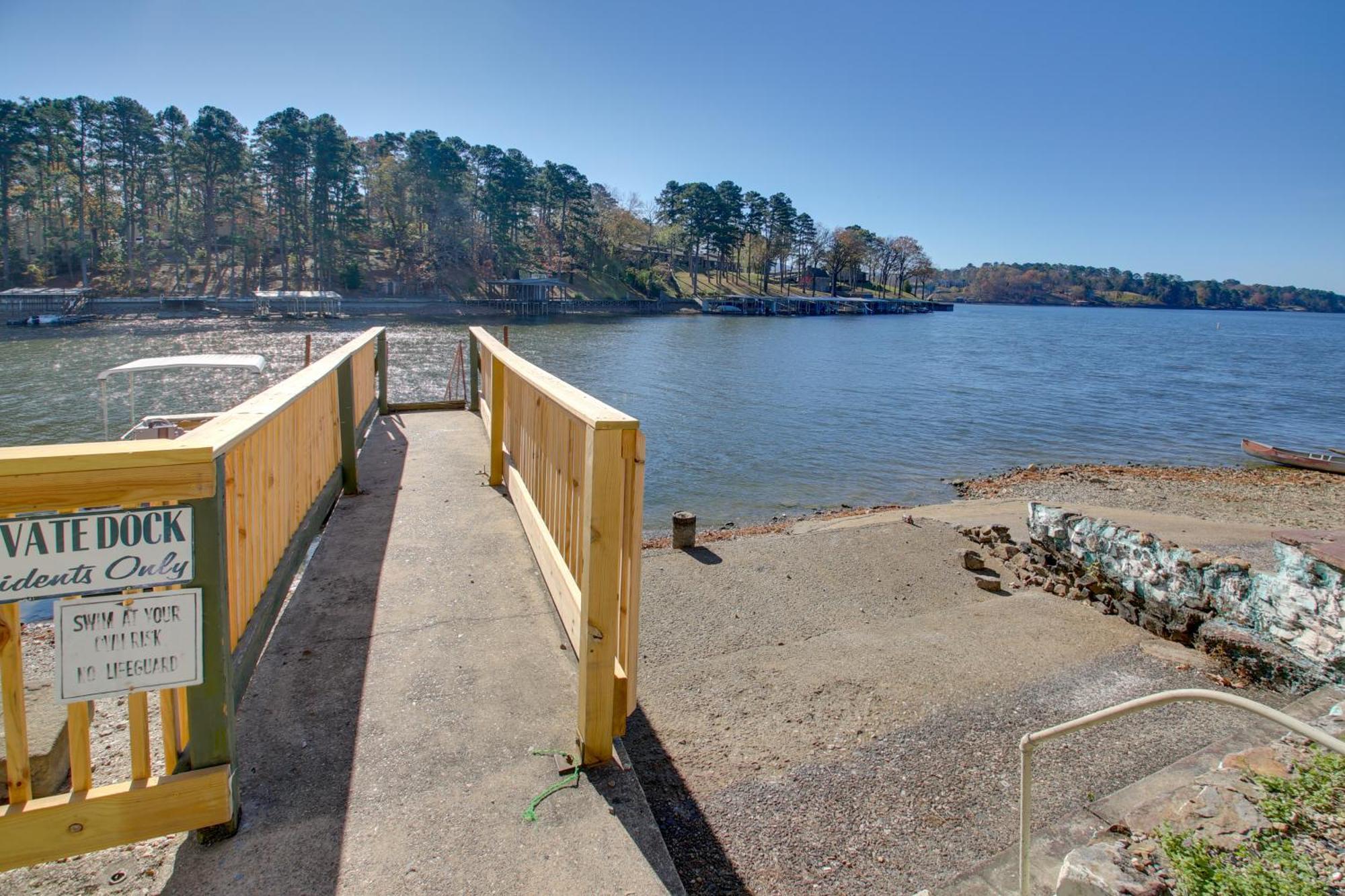 Hot Springs Condo With Lake Access And Boat Dock! מראה חיצוני תמונה